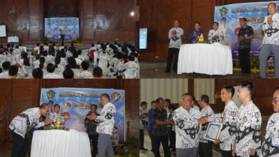 Bupati Tamba Hadiri Perayaan HUT PGRI dan Hari Guru Nasional di Auditorium Jembrana