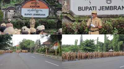 Pimpin Apel Rutin Awal Tahun, Sekda Jembrana Mengucapkan Selamat Tahun Baru 2025