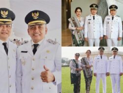 Usai Dilantik Didampingi Wabup Patriana, Bupati Kembang Hartawan: Saya Merasa Senang dan Bahagia