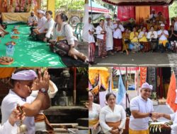 Wabup Patriana Krisna Hadiri Undangan Ngenteg Linggih di Pura Setya Dharma Jati Banyuwangi