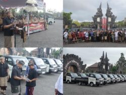 Bupati Kembang kembali Berikan Bantuan 49 Unit Mobil Pickup kepada Desa Adat