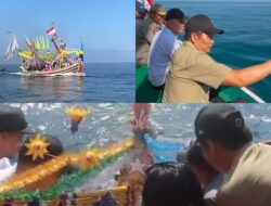 Tradisi Petik Laut di Pantai Pengambengan Dihadiri Bupati Dan Wabup Jembrana