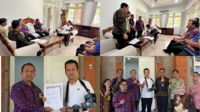 Bupati Kembang Tandatangani Surat Perjanjian Kerjasama dengan Kepala BPN Jembrana
