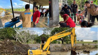 Gercep Bupati Kembang bersama Wabup Patriana Tinjau Progres Normalisasi Sungai DAM di Desa Kaliakah dan Desa Baluk