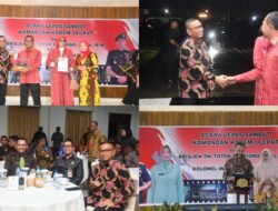 Hadiri Lepas Sambut Danrem 181/PVT, Wadan Pasmar 3 Papua Barat Daya