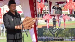 Apel Peringatan Hari Kesaktian Pancasila Dipimpin Bupati Kembang Hartawan Digelar di Lapangan Pecangakan