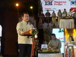 Perpaduan Pop Bali dan Jegog Khas Jembrana Pukau Warga di Malam Puncak HUT Kota Negara