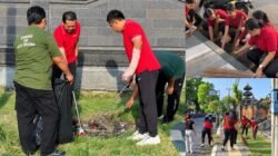 Tekankan Kepedulian Lingkungan, Bupati Jembrana Turun Langsung Gotong Royong Bersama ASN