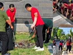 Tekankan Kepedulian Lingkungan, Bupati Jembrana Turun Langsung Gotong Royong Bersama ASN